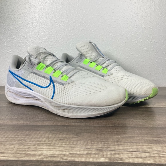 Nike Other - Nike Air Zoom Pegasus 38 Shoes Mens Size 13 White Blue Running Gym CW7356-103